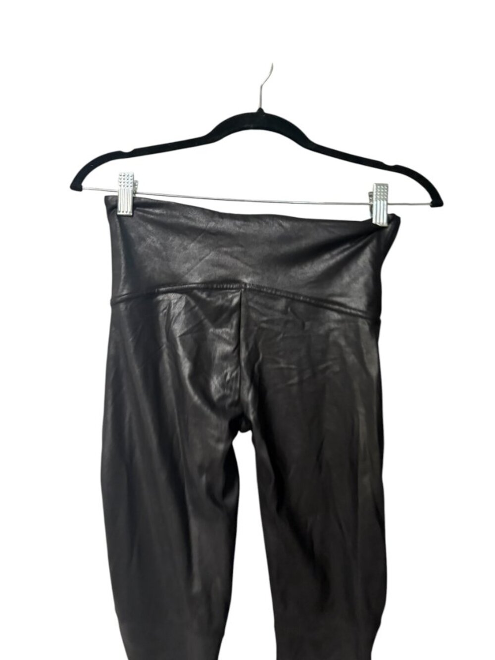 Spanx Faux Leather Moto Leggings - Picture 6 of 9
